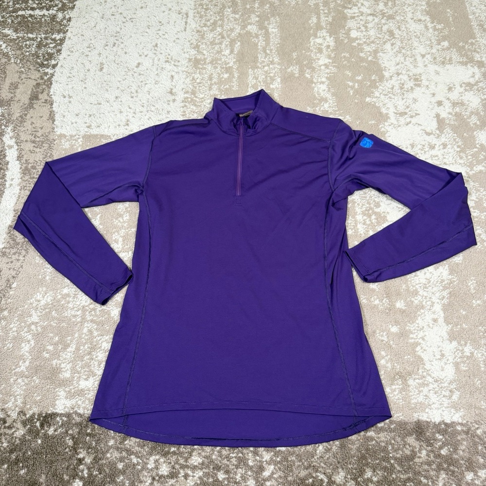 Arc'teryx Pullover 1/4 Zip Mens Large Purple Base Layer Long Sleeve Hiking